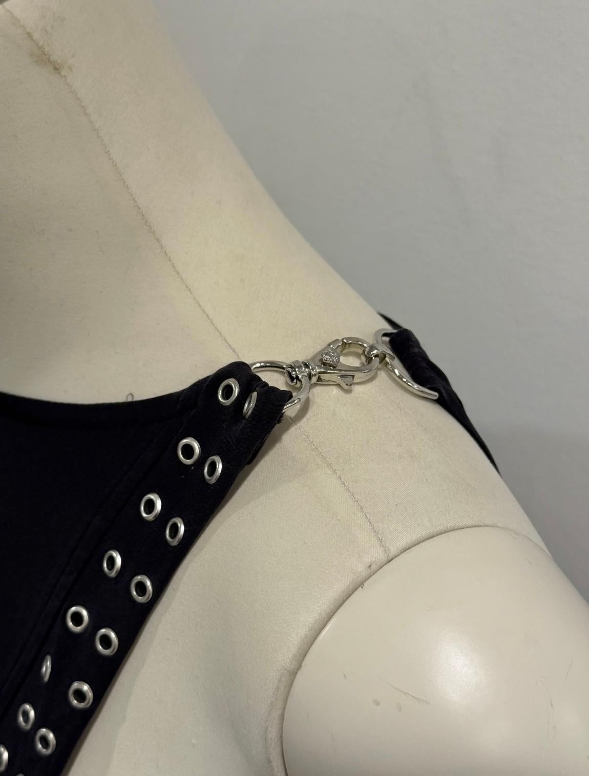 S/S2003 Gianni Versace Laufsteg Bodycon Ausschnitt Kleid im Angebot 3