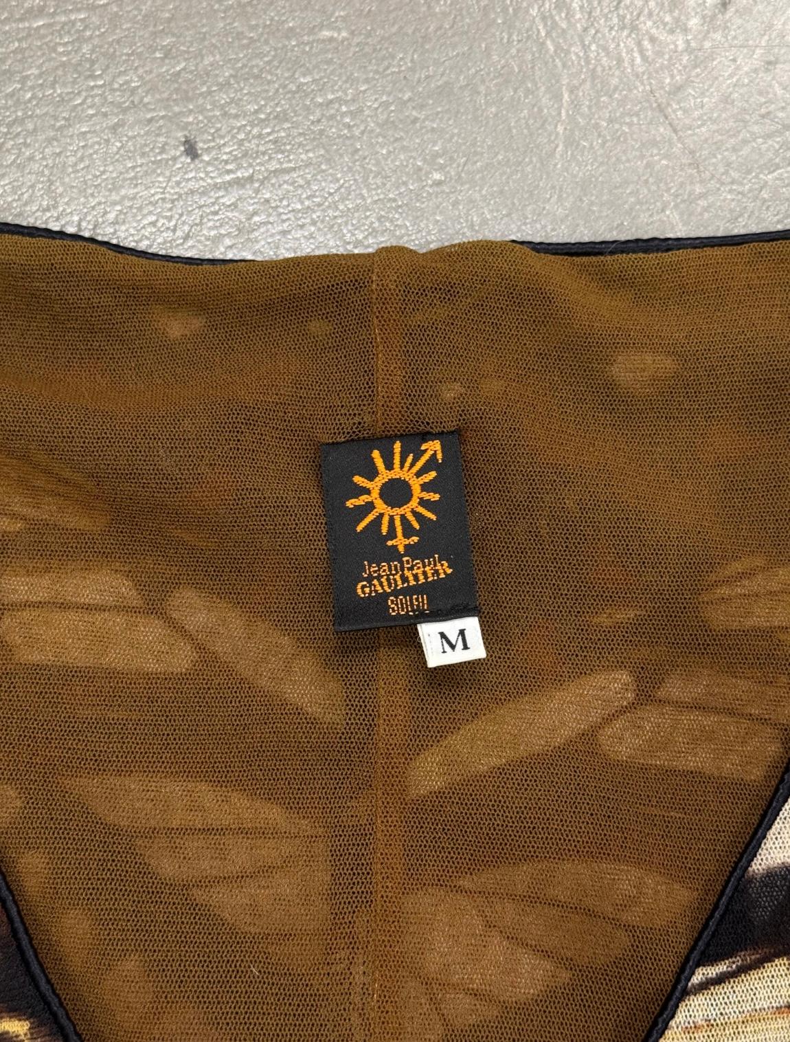 S/S2003 Jean Paul Gaultier - Robe midi papillon en vente 3