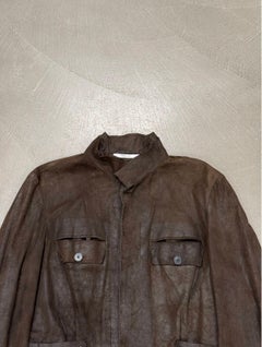 S/S2003 Yves Saint Laurent by Tom Ford runway leather safari jacket