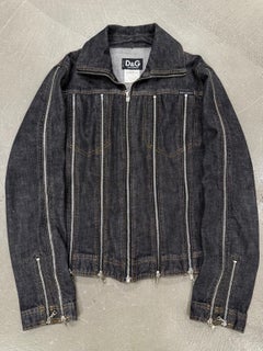 S/S2004 Dolce & Gabbana full zipper denim jacket
