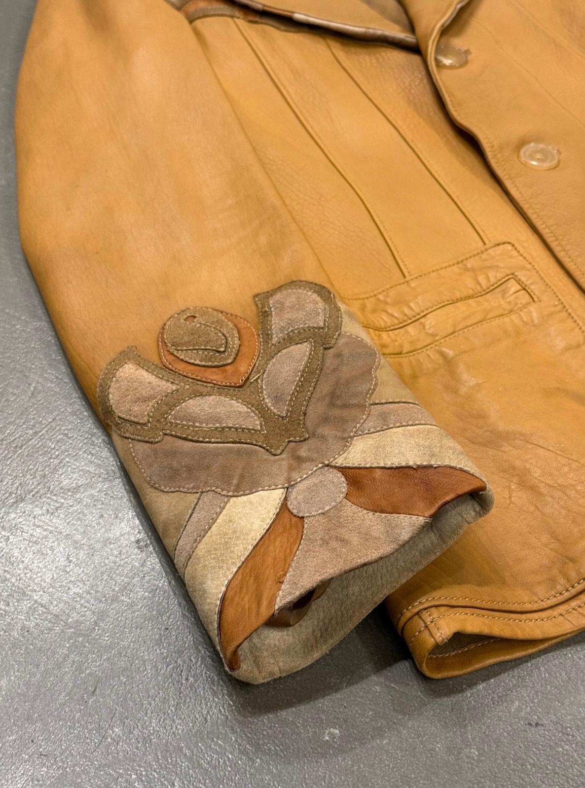 S/S2004 Gucci by Tom Ford western runway leather jacket in vendita 3