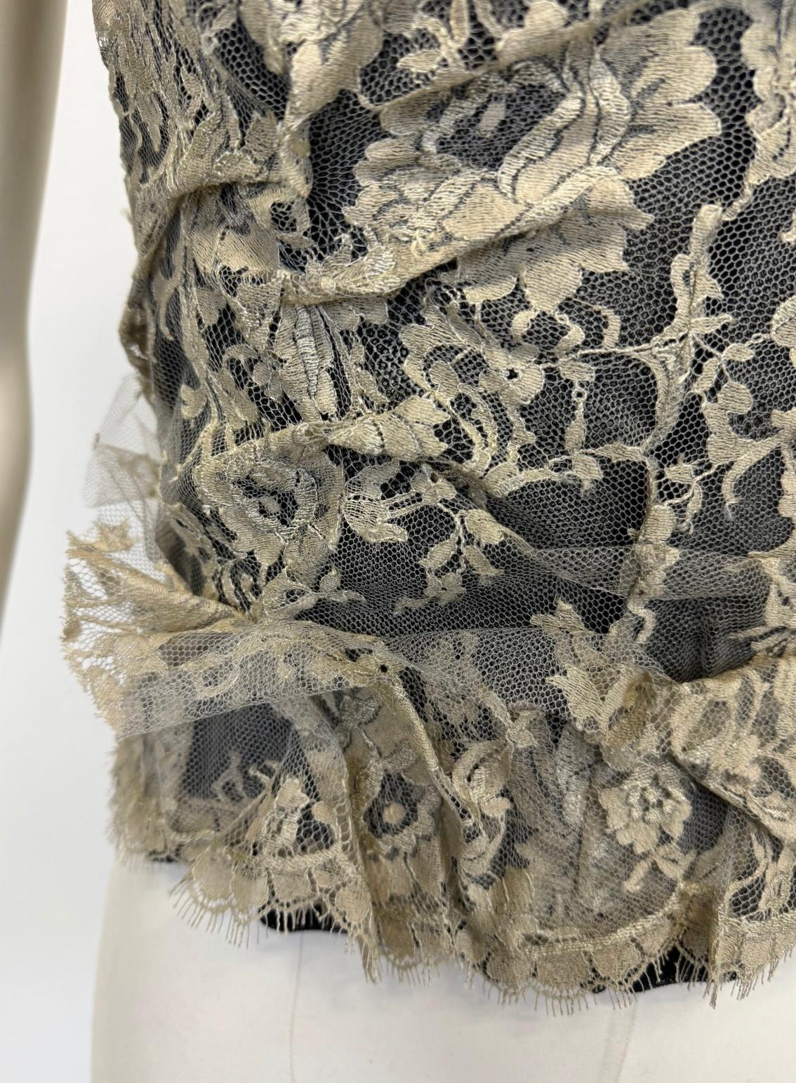 S/S2005 Top con corsé de encaje Dolce & Gabbana en venta 1