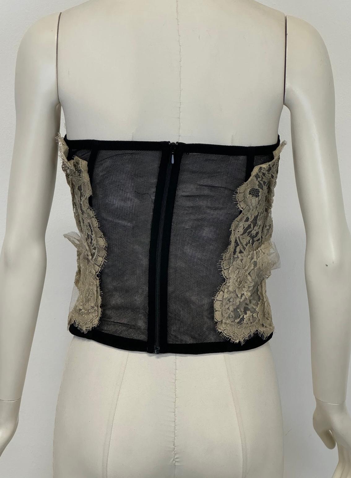 S/S2005 Top con corsé de encaje Dolce & Gabbana en venta 2