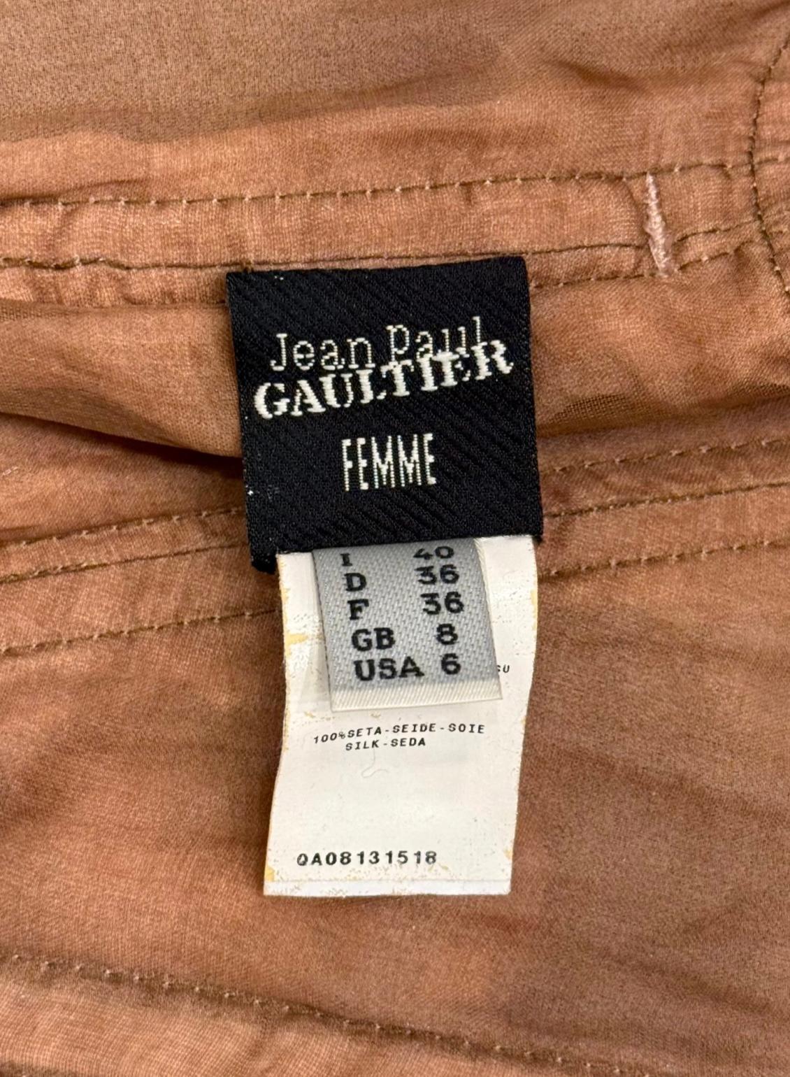 S/S2005 Jean Paul Gaultier runway ruffled corset in vendita 1