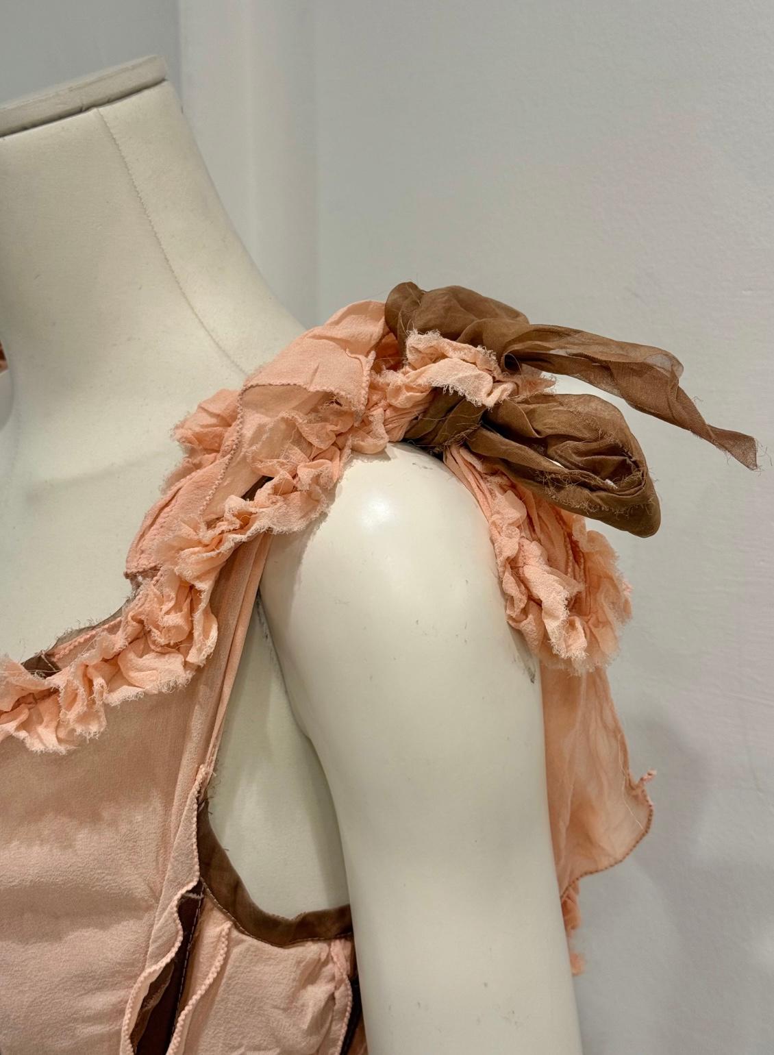 S/S2005 Jean Paul Gaultier runway ruffled corset in vendita 4