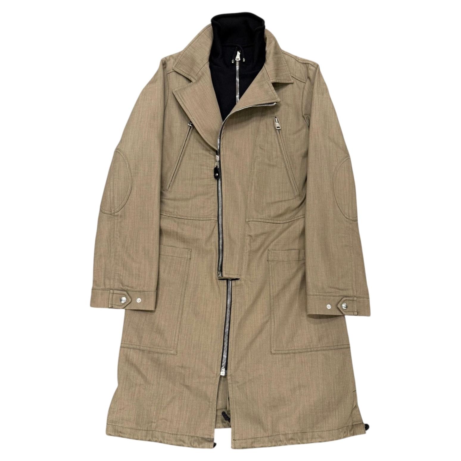 S/S2007 Balenciaga by Nicolas Ghesquière multipocket long coat For