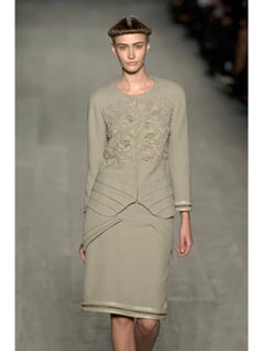 S/S2007 Christian Dior by Galliano runway floral lace cotton jacket