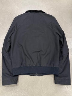 S/S2007 Dior by Hedi Slimane high collar zip up bomber jacket