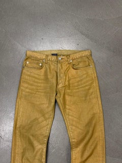 S/S2009 Jeans radioactifs à revêtement d'or Dior