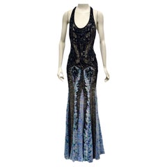 S/S2012 Roberto Cavalli runway maxi dress.