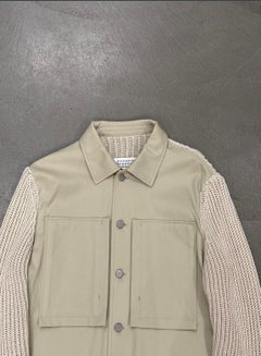 S/S2020 Maison Margiela ribbed-sleeve hybrid jacket