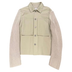 S/S2020 Maison Margiela ribbed-sleeve hybrid jacket