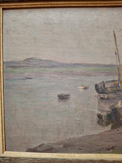 “Sailboats on the Shore”