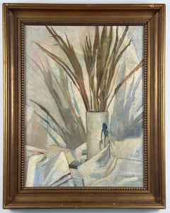 Vintage Still Life with Reeds