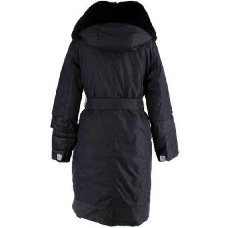 Women's S The Cube black nylon reversible padded jacket For Sale