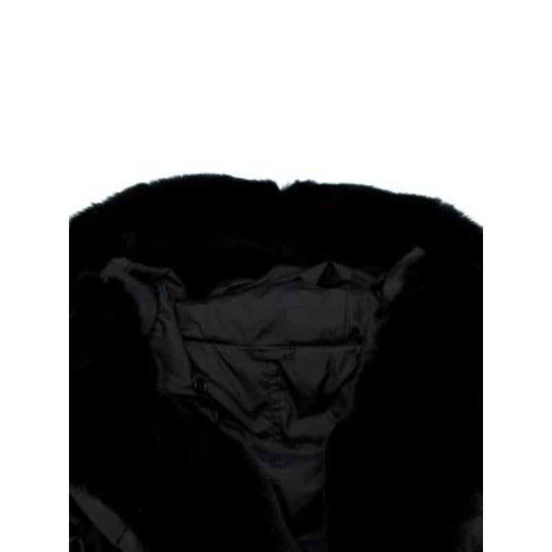 S The Cube black nylon reversible padded jacket For Sale 1