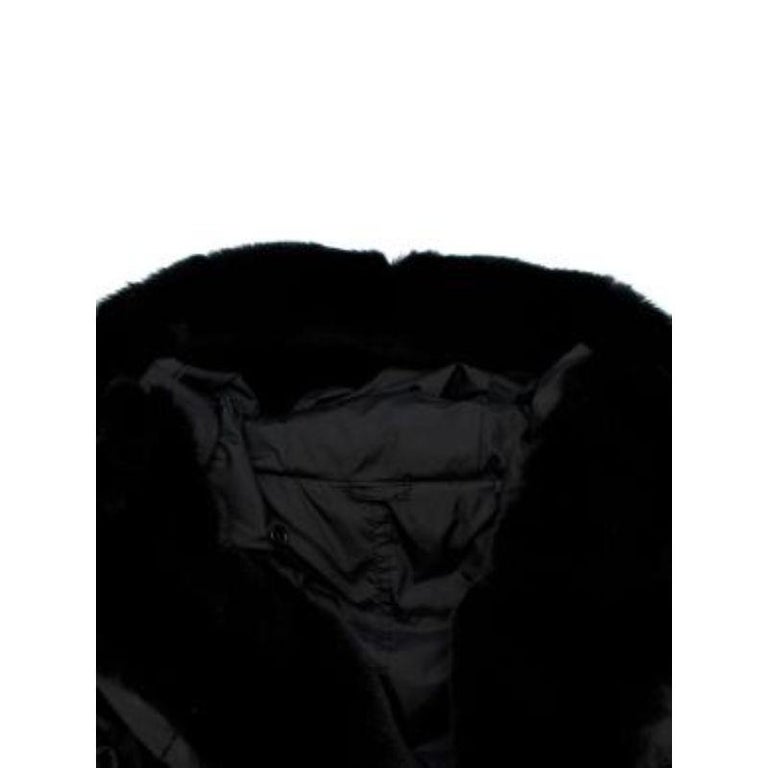S The Cube black nylon reversible padded jacket For Sale 2