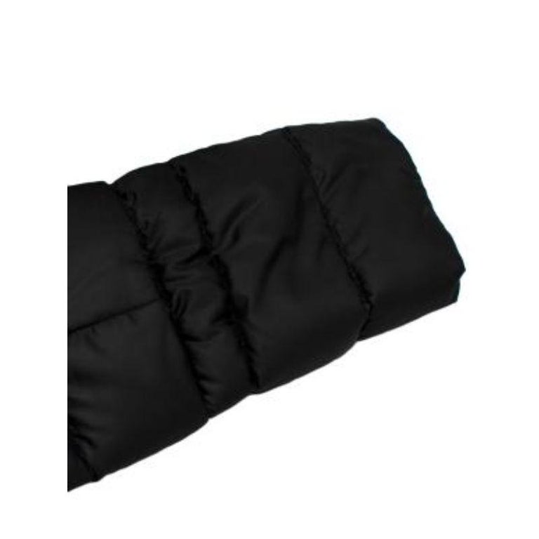 S The Cube black nylon reversible padded jacket For Sale 4
