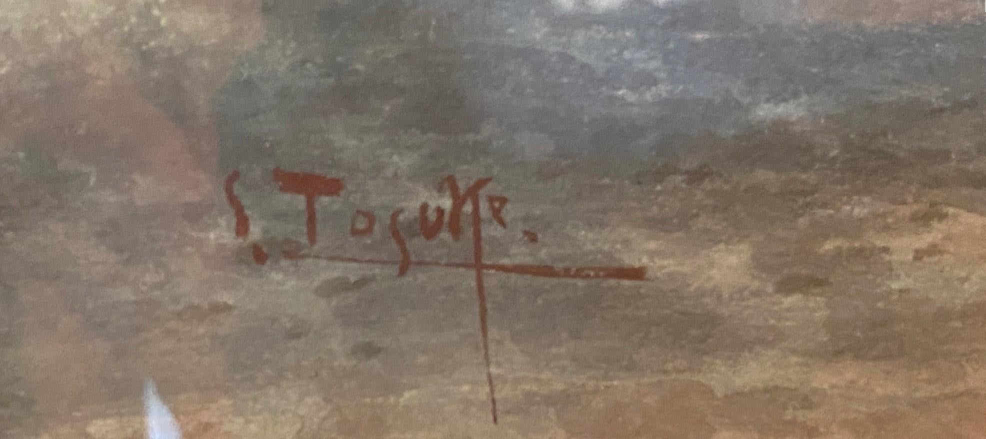 S. Tosuke Firmato Acquerello originale giapponese del paesaggio del Monte Fuji in vendita 6