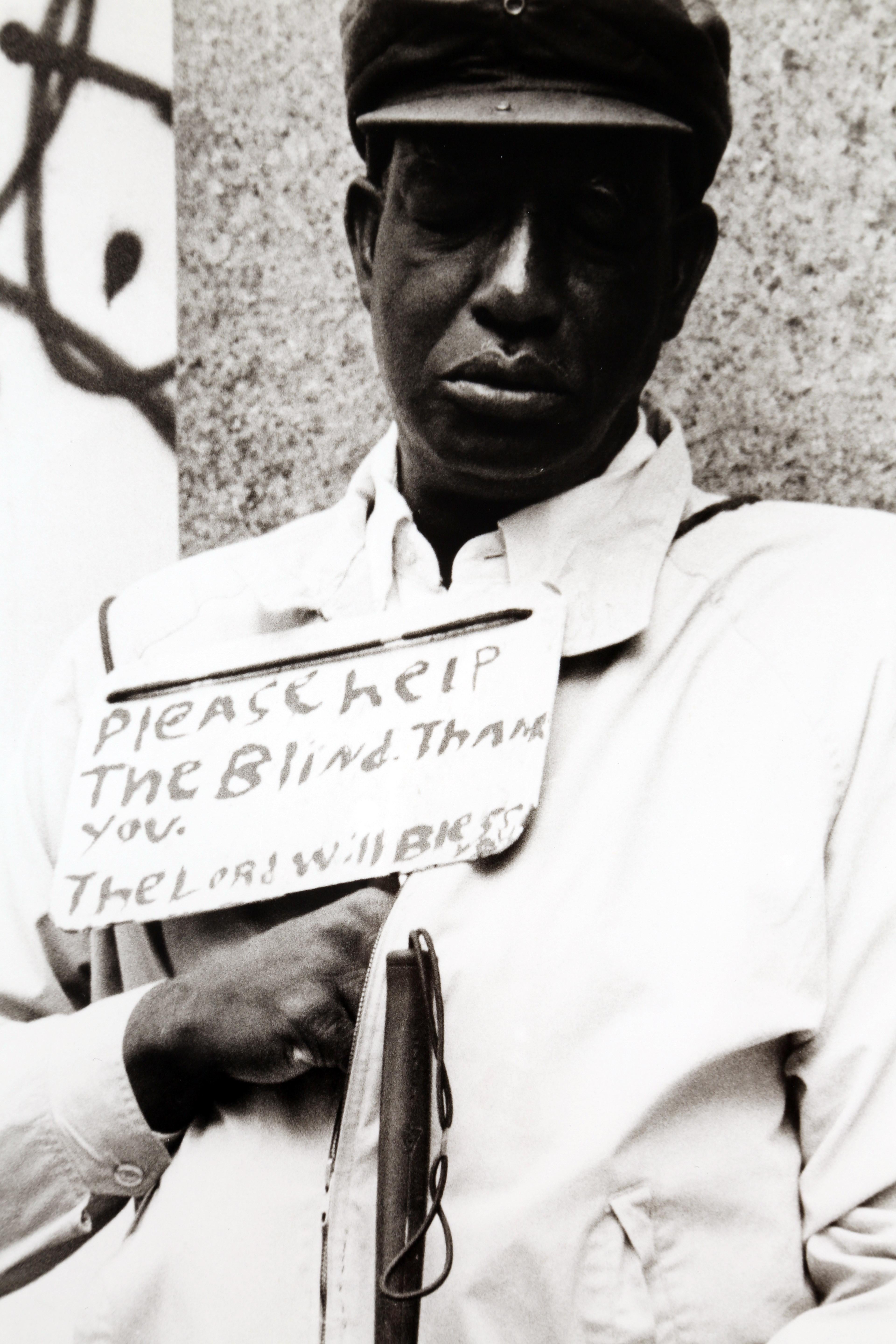 S. Vincent Dillard
Blind Beggar - Broadway & 34th St., New York City, 1992
Gelatin silver print
11 x 14 inches  (27.9 x 35.6 cm)