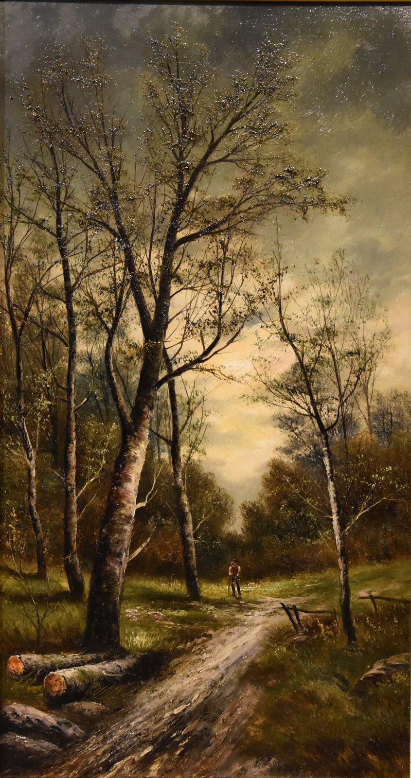 Pittura a olio di S William Williams  