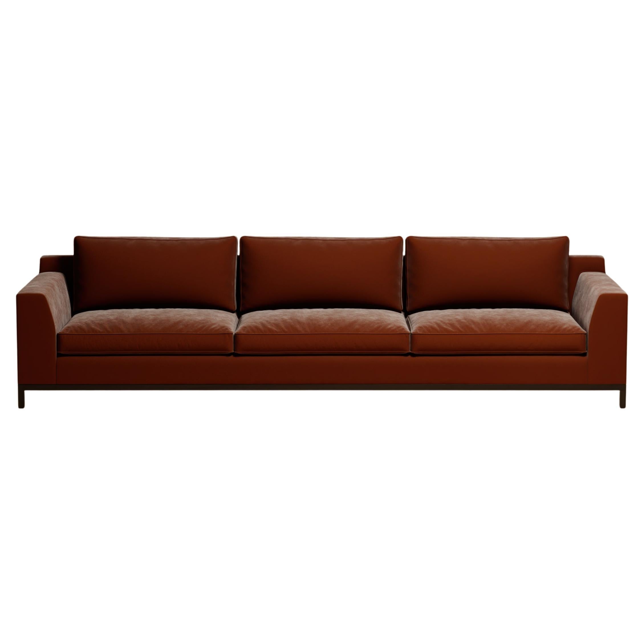 S.01 Sofa / Ebonized Walnut by Lusano