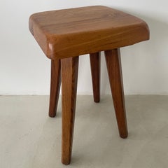 A set of two S01 Stools by Pierre Chapo, France, 1970s