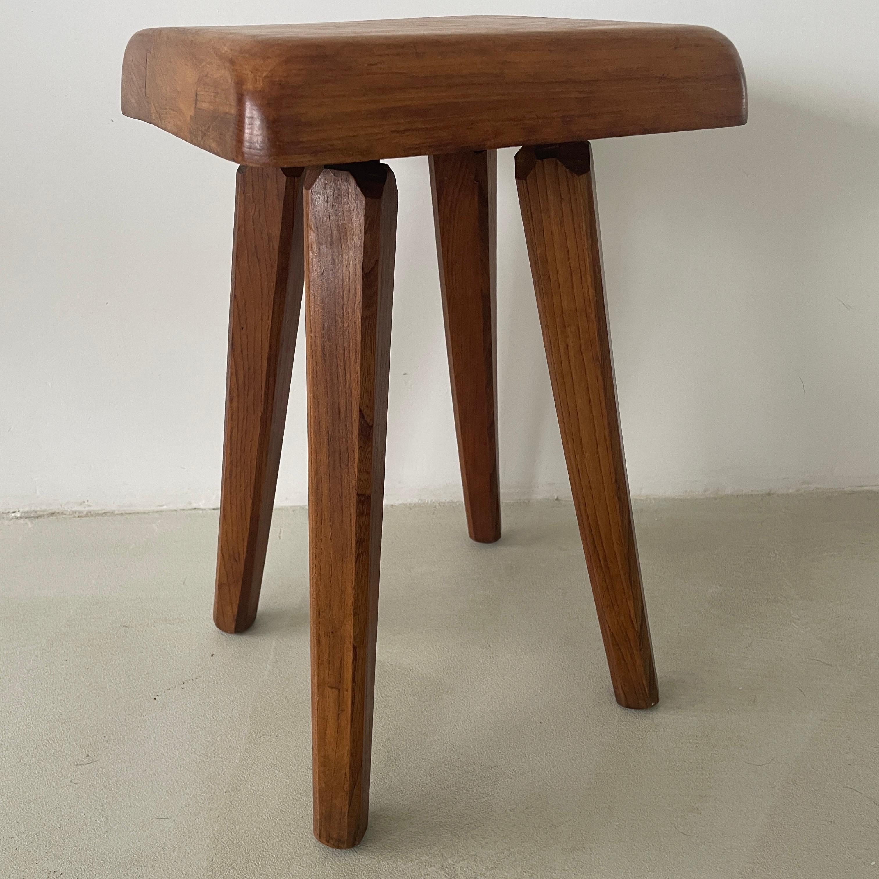 S01 Stool by Pierre Chapo, France, 1970s For Sale 1