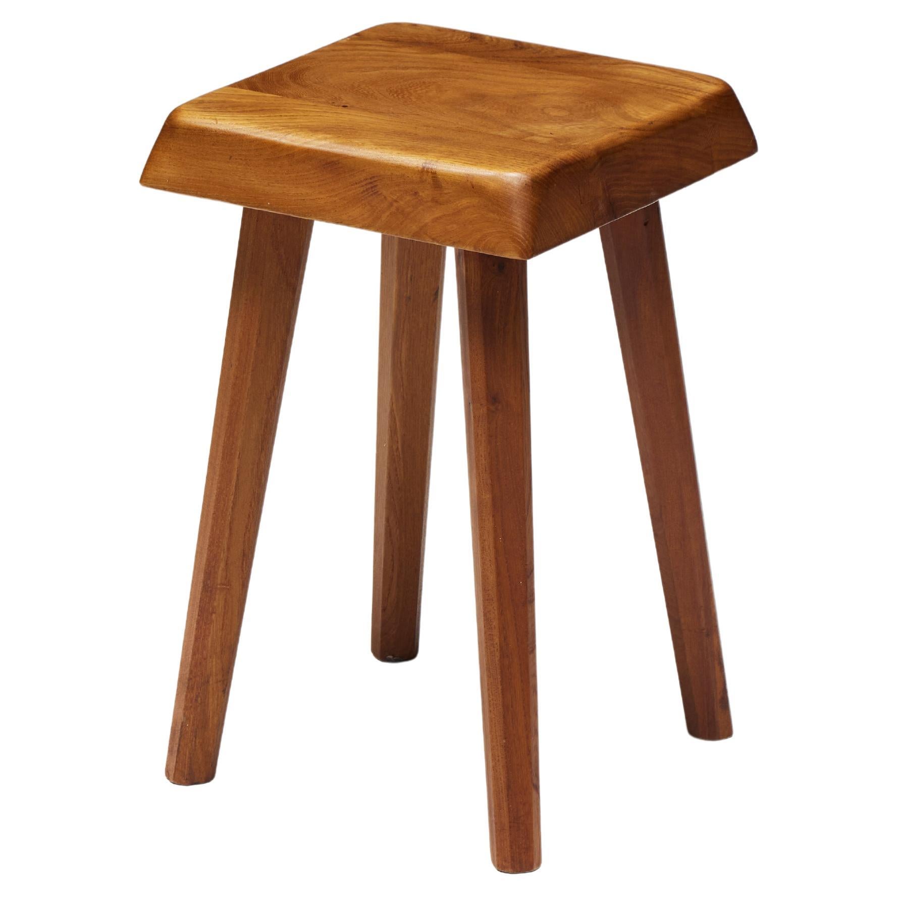 S01 Stool by Pierre Chapo, France, 1970s For Sale