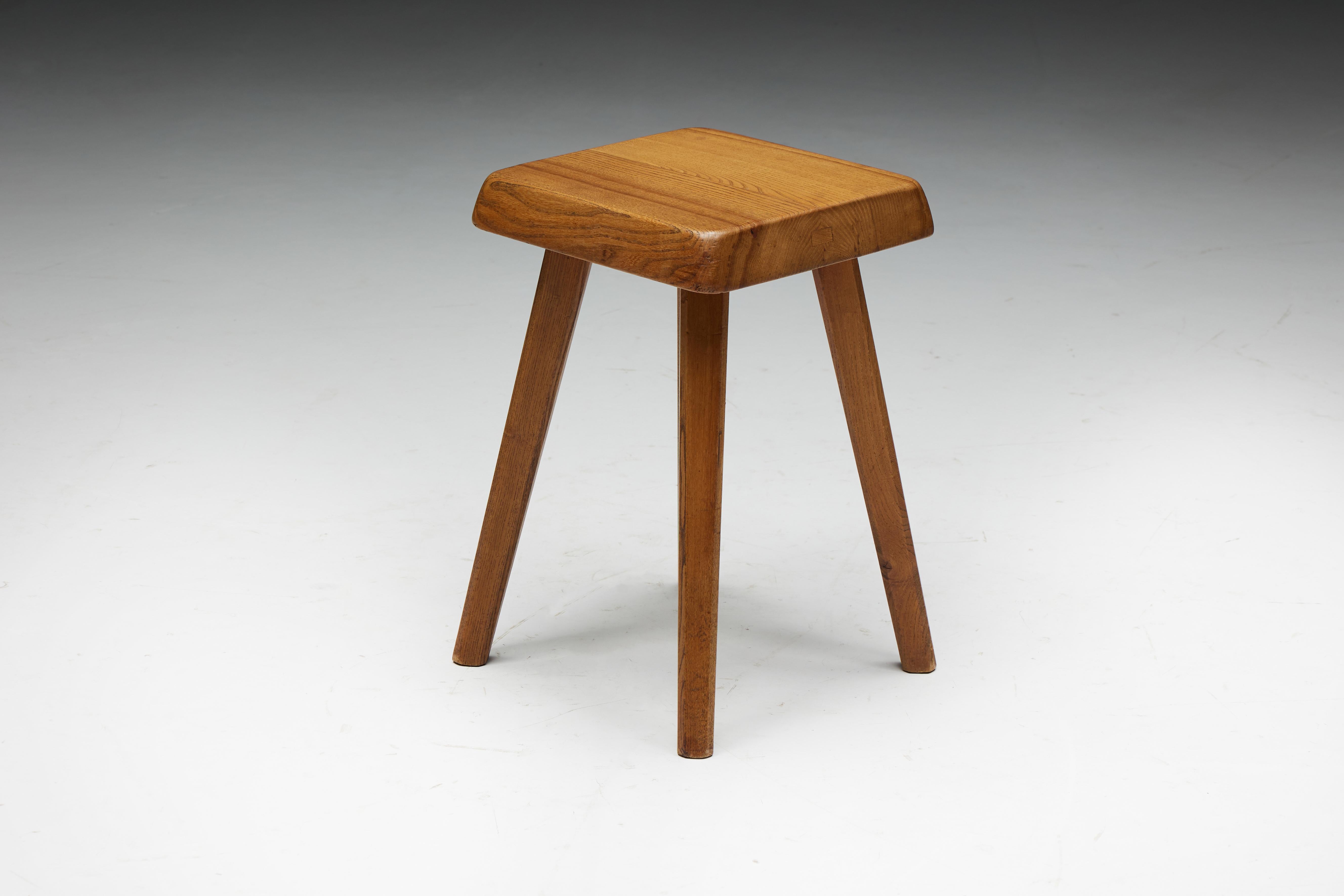 S01 Stools by Pierre Chapo, France, 1970s For Sale 6