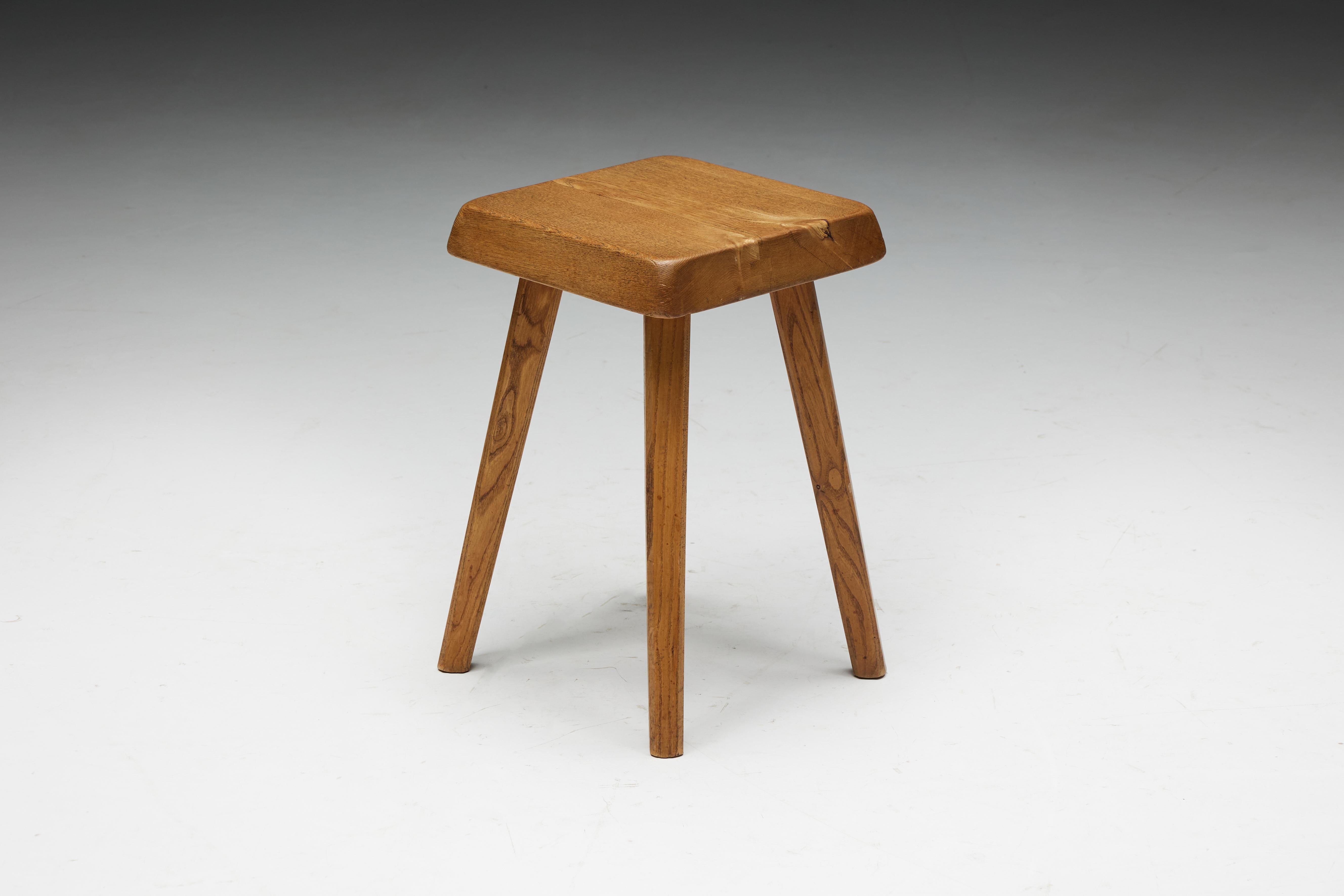 S01 Stools by Pierre Chapo, France, 1970s For Sale 9