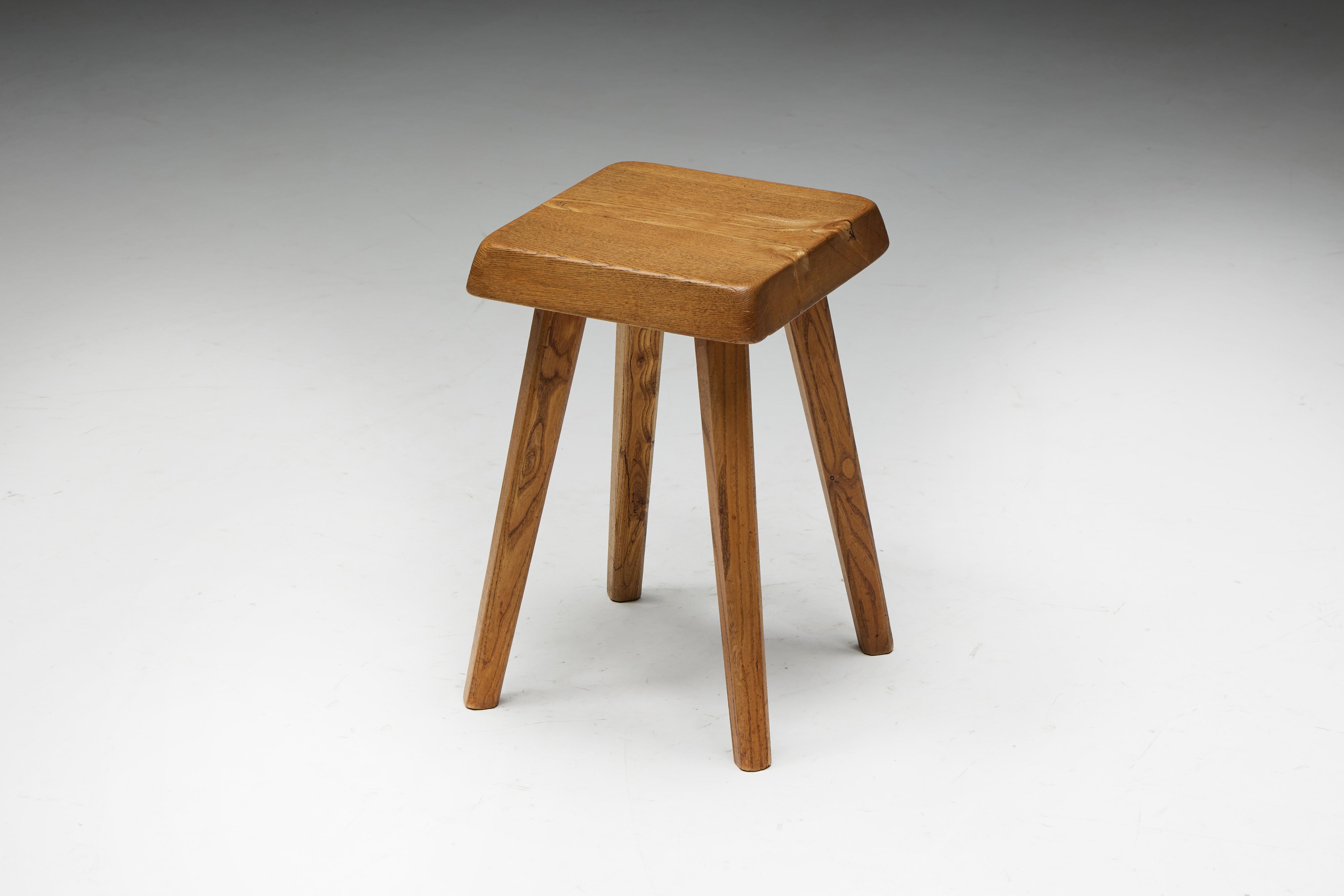 S01 Stools by Pierre Chapo, France, 1970s For Sale 11