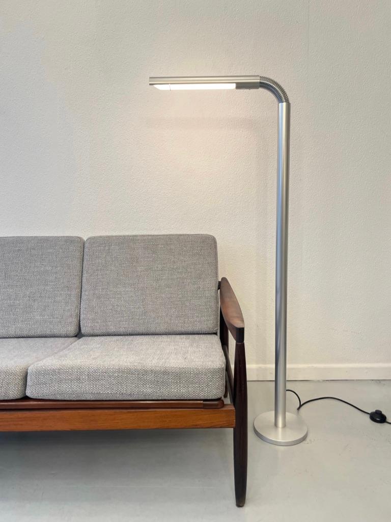 S1 Adjustable Aluminum Floor Lamp by Rico & Rosemary Baltensweiler, Switzerland For Sale 6