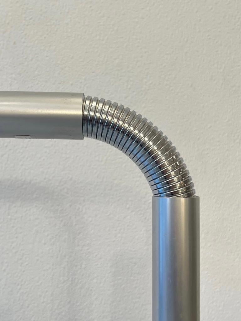 Swiss S1 Adjustable Aluminum Floor Lamp by Rico & Rosemary Baltensweiler, Switzerland For Sale