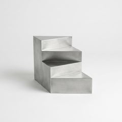 S1 Functional Sculpture in Brushed Aluminium by Giotto Pagani