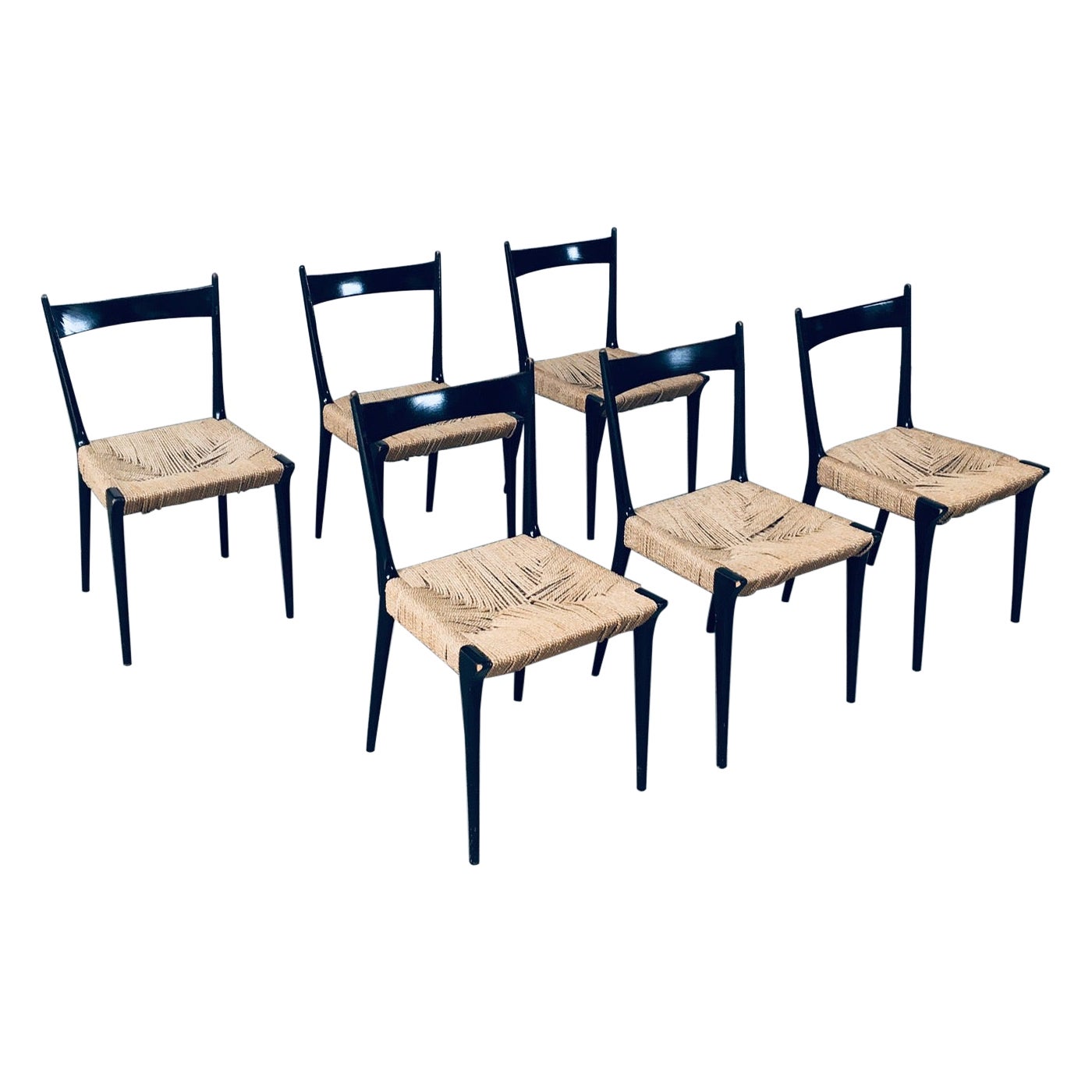 Ensemble de chaises de salle à manger S11 par Alfred Hendrickx pour Belform, Belgique, années 1950 en vente