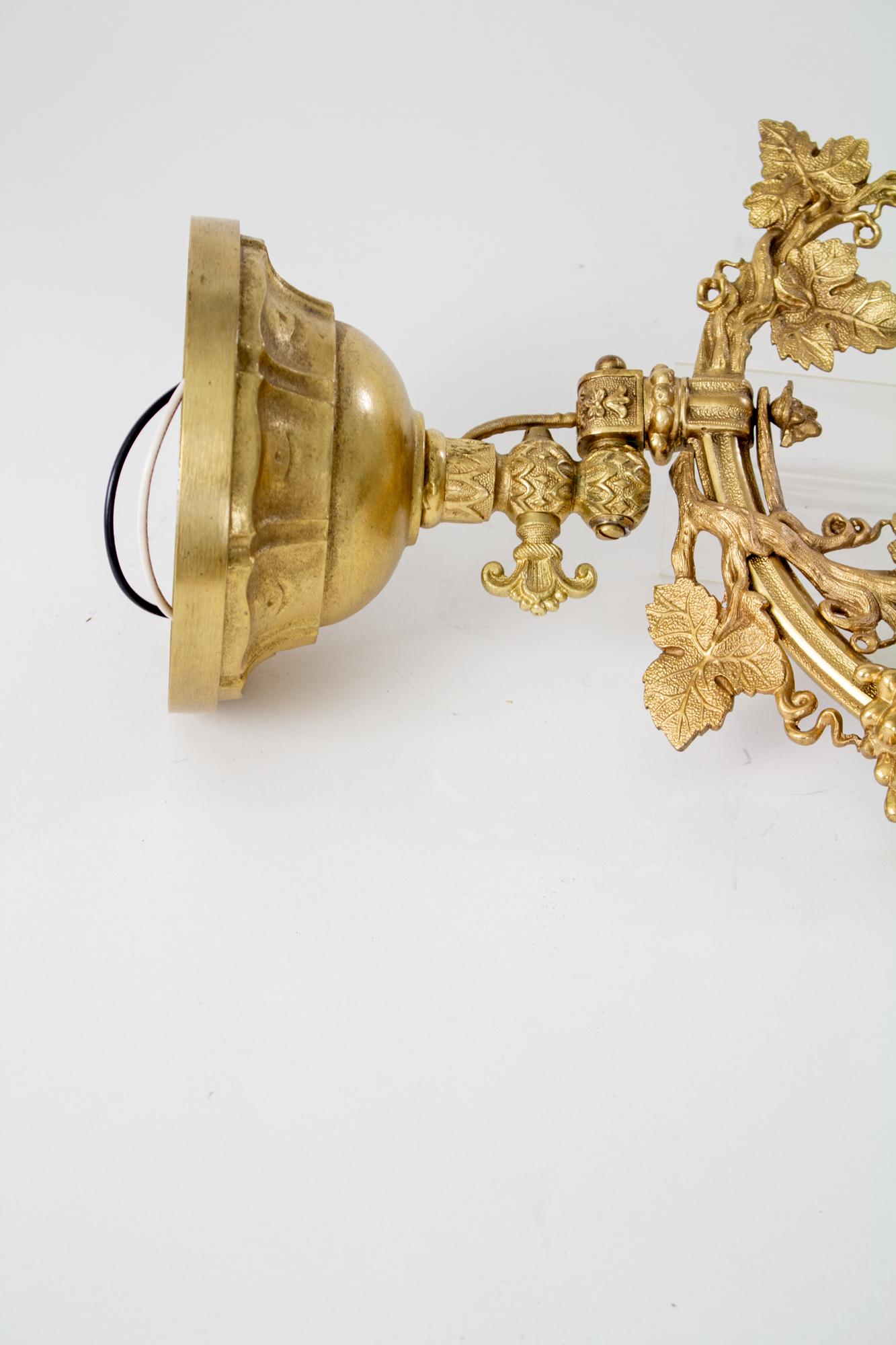 Appliques rococo du 19ème siècle Henry Hooper en bronze doré S119 en vente 9