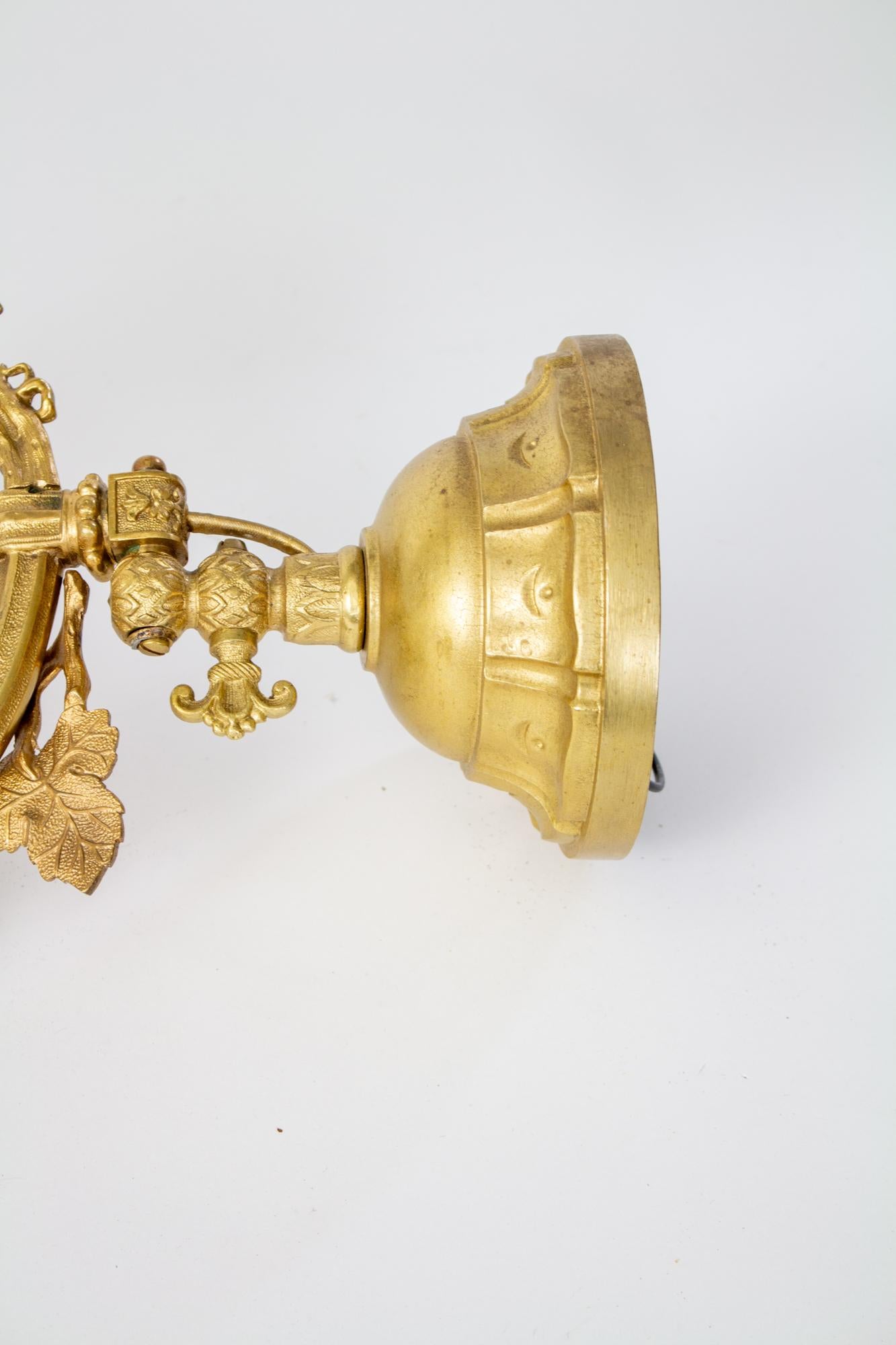 Henry Hooper: Rokoko-Wandleuchter aus vergoldeter Bronze, S119, 19. Jahrhundert im Angebot 13