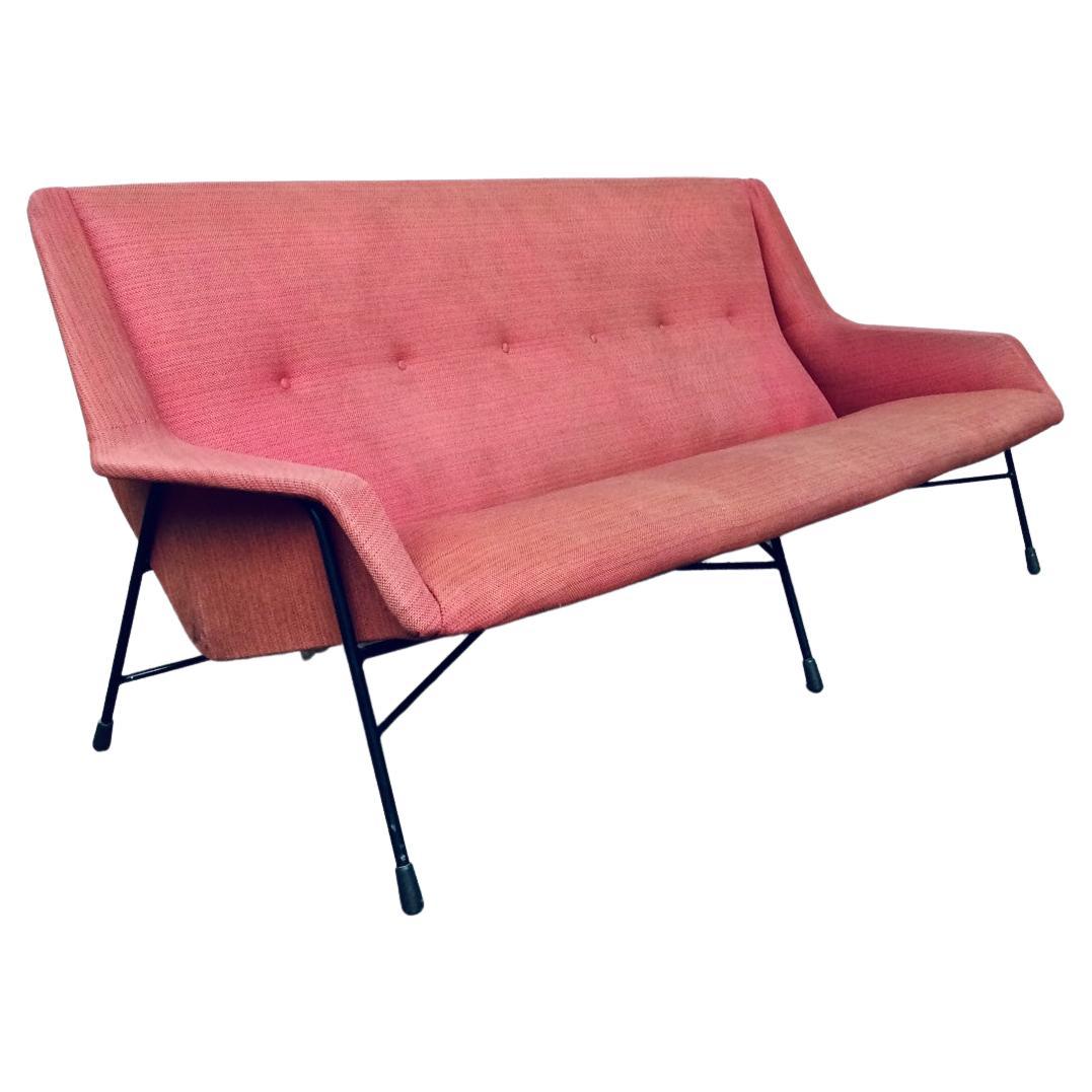 S12 Model 3 Seat Sofa by Alfred Hendrickx for Belform, Belgium, 1958 For Sale