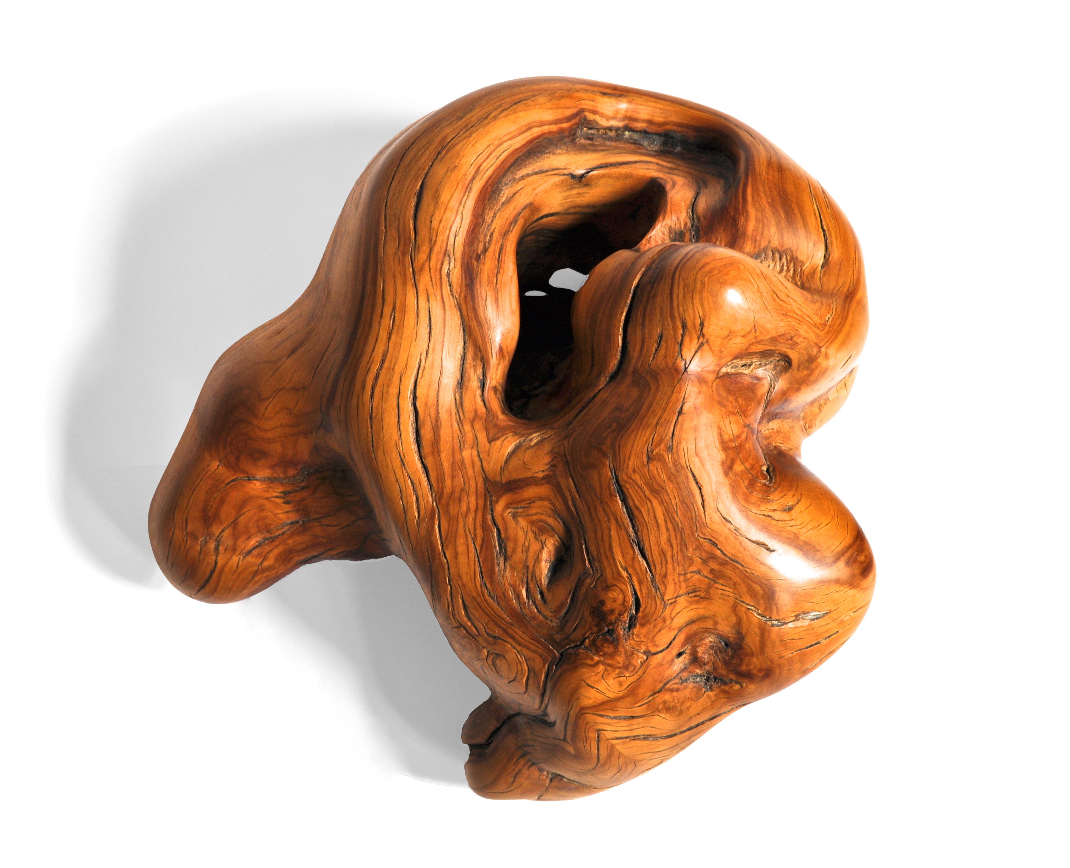 Other S1271 Decorative Object in Olive Wood by Jörg Pietschmann For Sale
