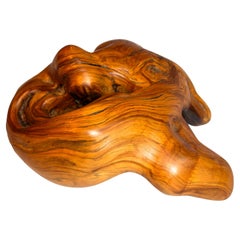S1271 Decorative Object in Olive Wood by Jörg Pietschmann