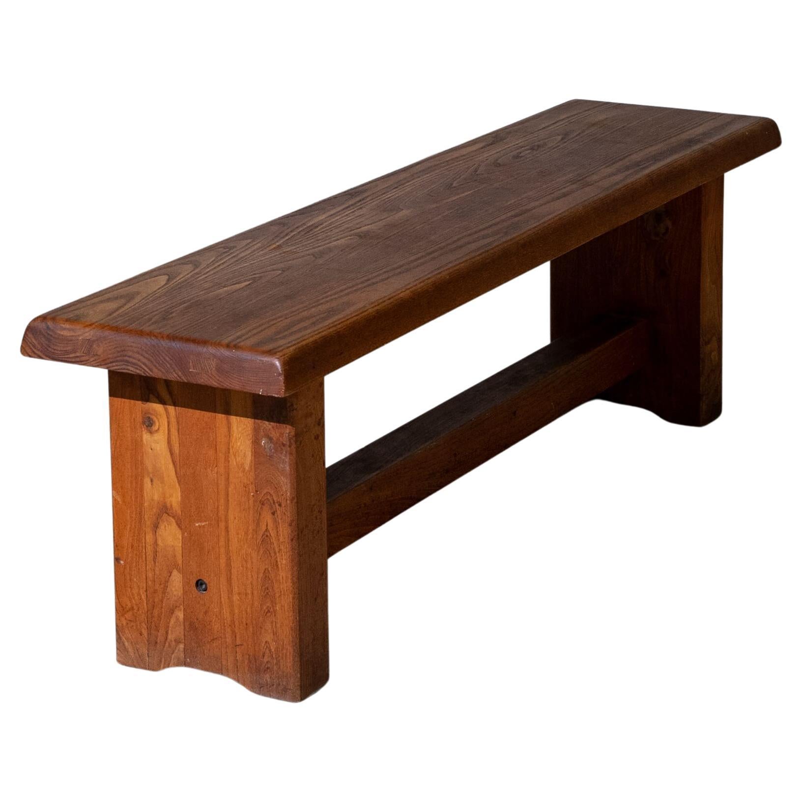 S14A Bench by Pierre Chapo, France, Circa 1971 For Sale