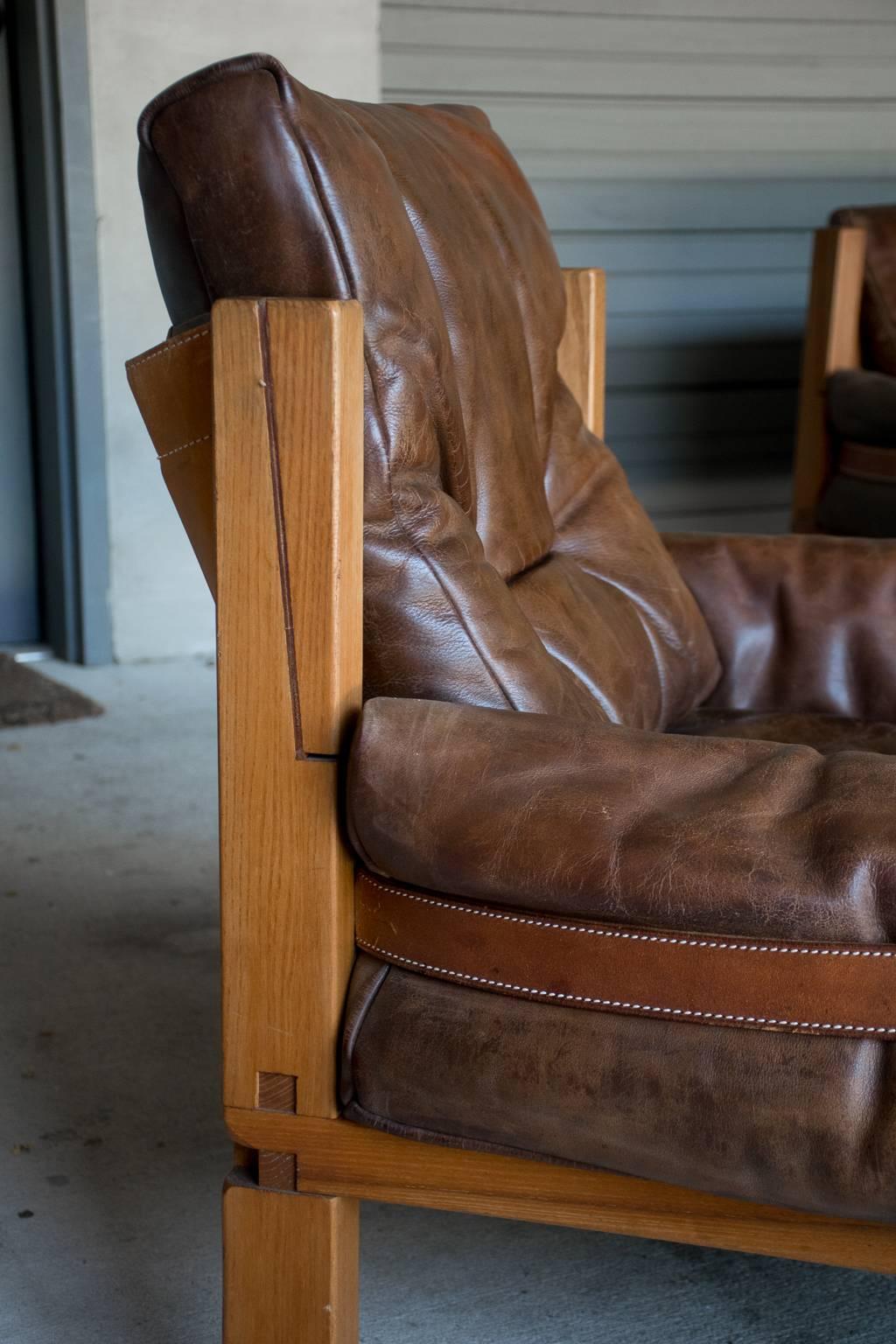 S15 Lounge Chair and Ottoman, Pierre Chapo, France, circa 1970 4