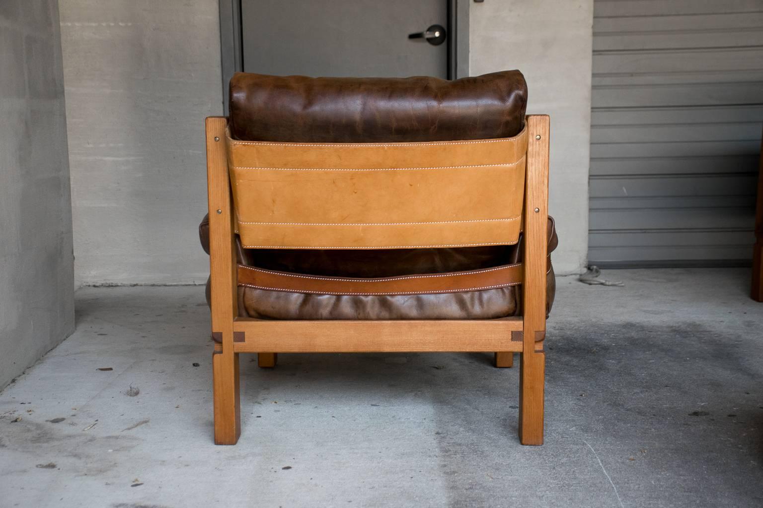 S15 Lounge Chair and Ottoman, Pierre Chapo, France, circa 1970 5