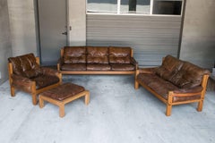 S15 Chaise longue et ottomane:: Pierre Chapo:: France:: vers 1970