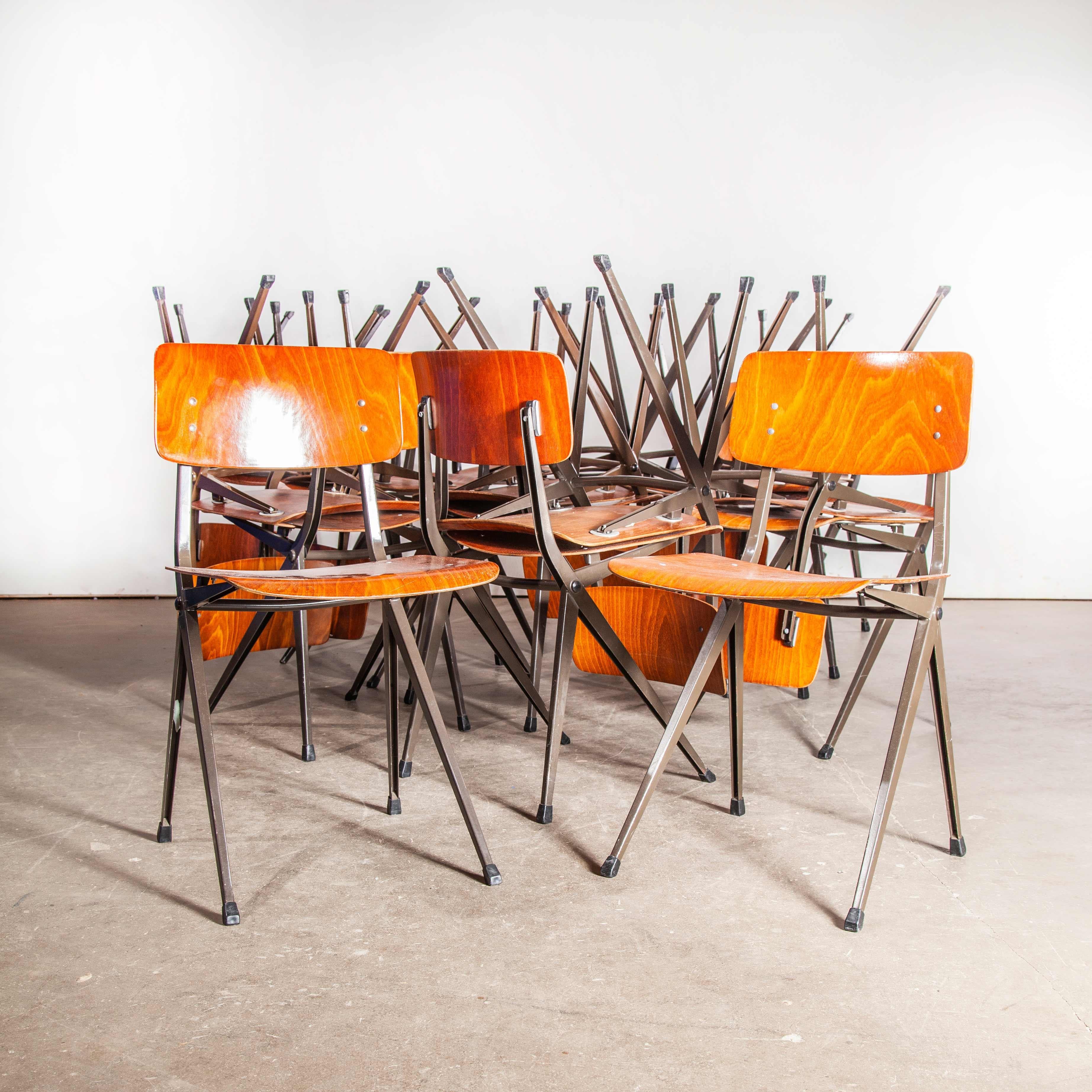 Mid-20th Century S201 Dining Chair by Ynske Kooistra for Marko, Set of Twenty Four For Sale