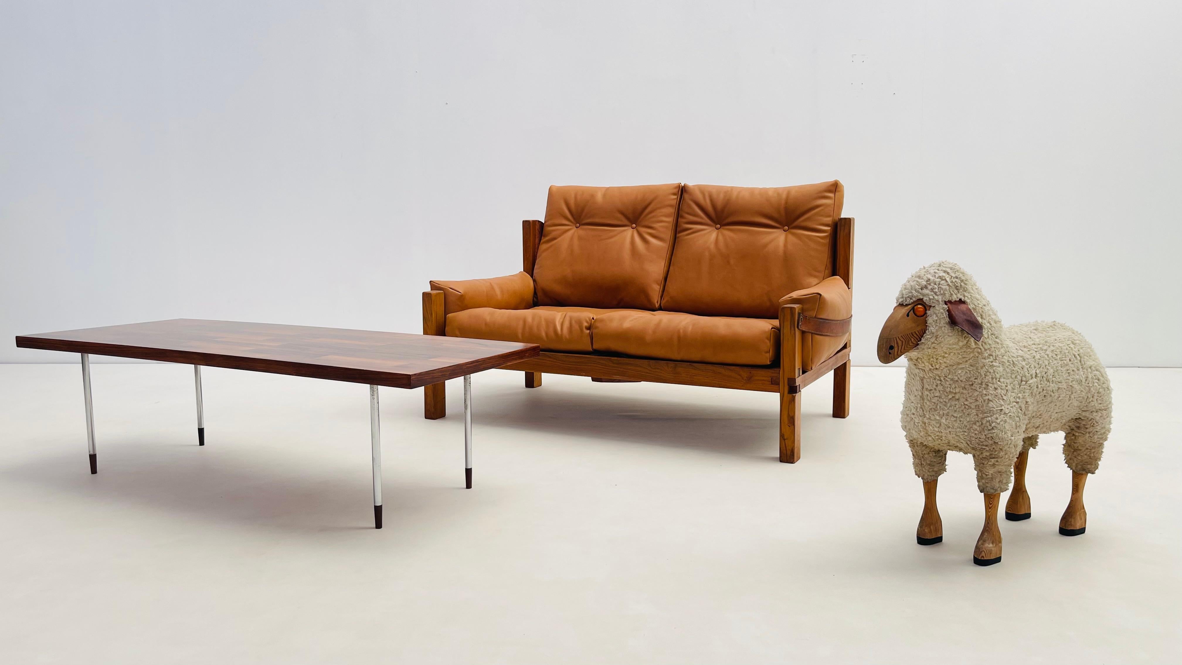 Zweisitzer-sofa 'S22' von Pierre Chapo im Angebot 5