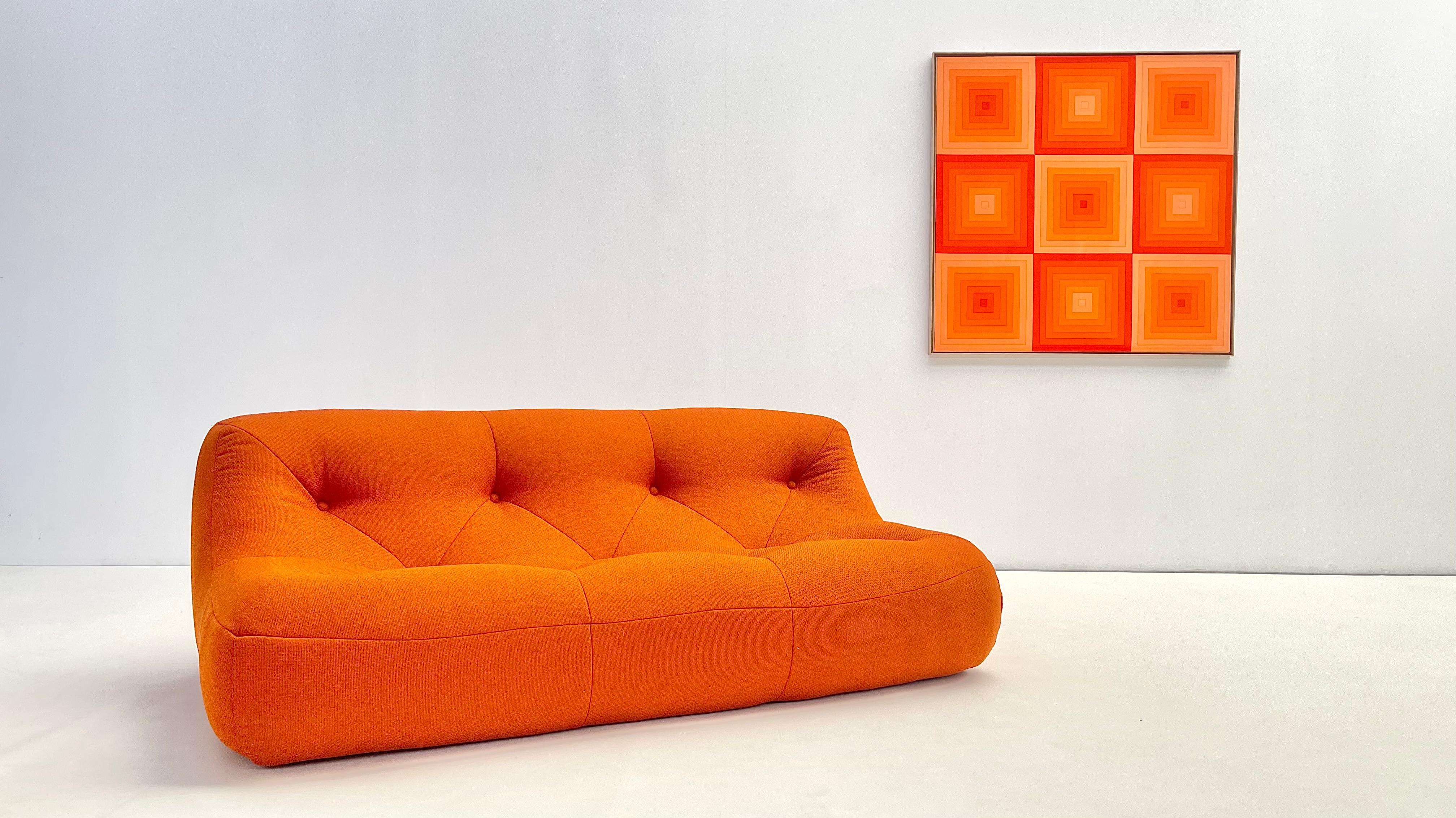 Mid-Century Modern Verner Panton's - Mira-x Collection fabric canvas For Sale