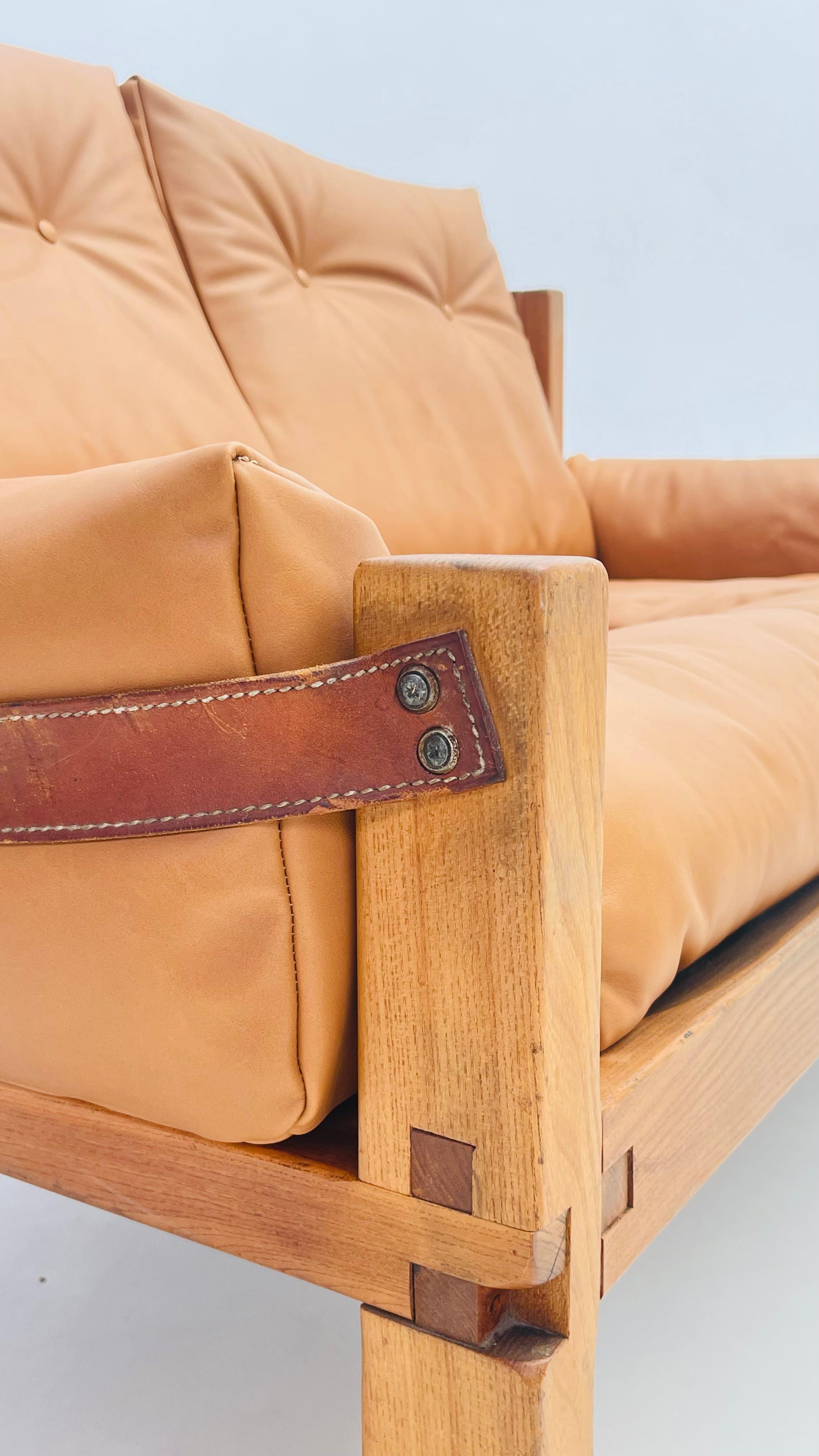 Zweisitzer-sofa 'S22' von Pierre Chapo im Angebot 2