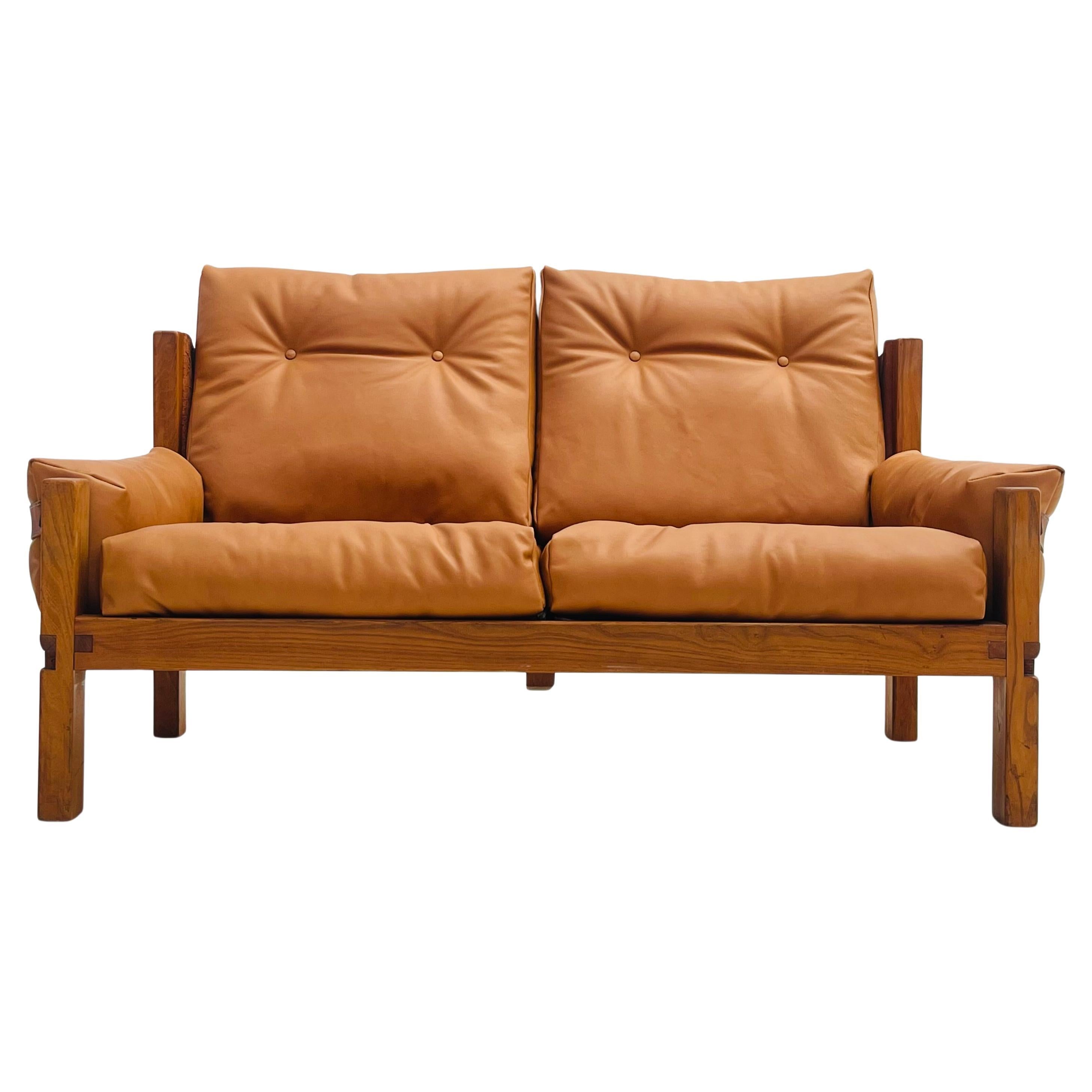 Zweisitzer-sofa 'S22' von Pierre Chapo im Angebot